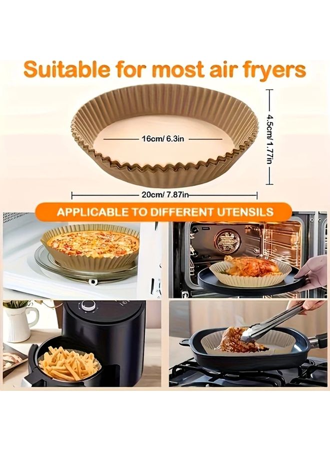 150pcs Air Fryer Baking Paper Pads Easy Clean Reusable For Home And Commercial Use - Image 3
